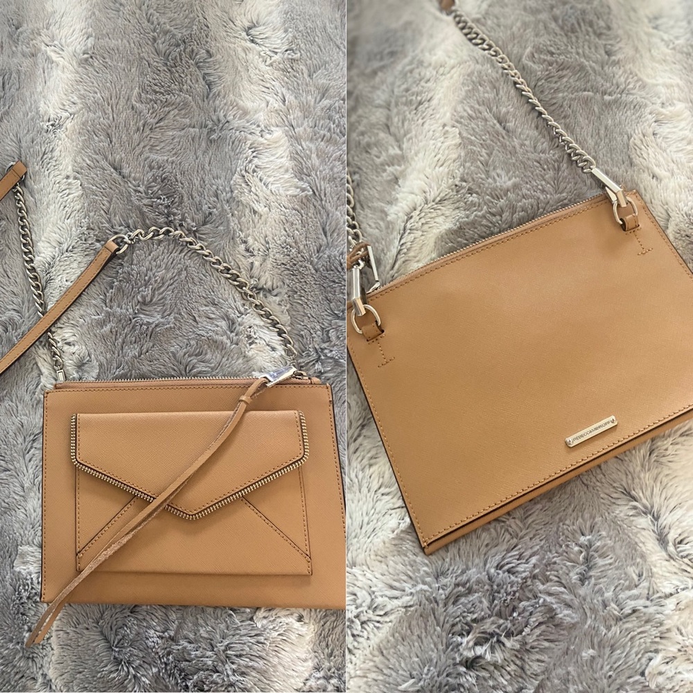 Rebecca Minkoff Tan Crossbody Clutch